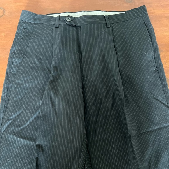 Full Black pinstripe suit - Moores - Picture 2 of 8